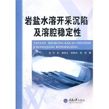 岩盐水溶开采沉陷及溶腔稳定性