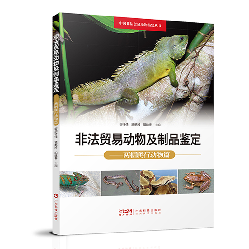 非法贸易动物及制品鉴定 两栖爬行动物篇 野生动物两栖爬行动物鉴别 动物产品动物制品鉴别 中国非法贸易动物鉴定丛书 广东科